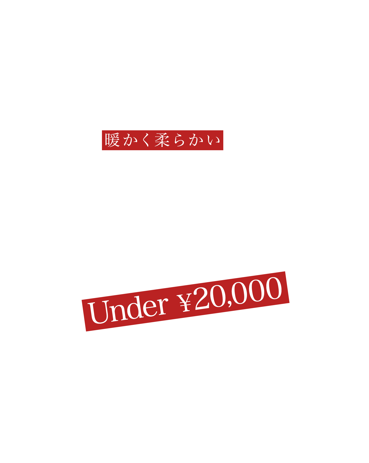 暖かく柔らかい ON・OFF使える通勤コート UNDER ¥20,000