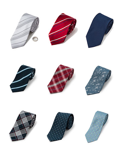 はるやまなら、入社式の定番柄からカジュアルなデザインのネクタイまで豊富なラインナップ！
                    