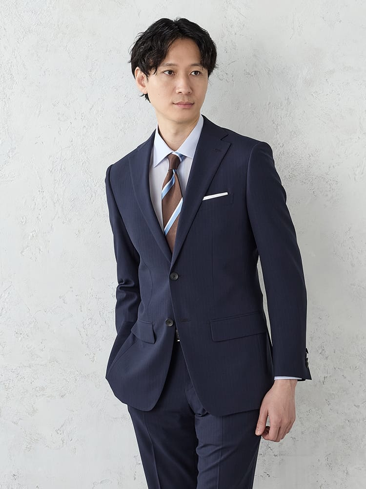 メンズ ☆極美品☆パーフェクトスーツファクトリー スリピーススーツ 