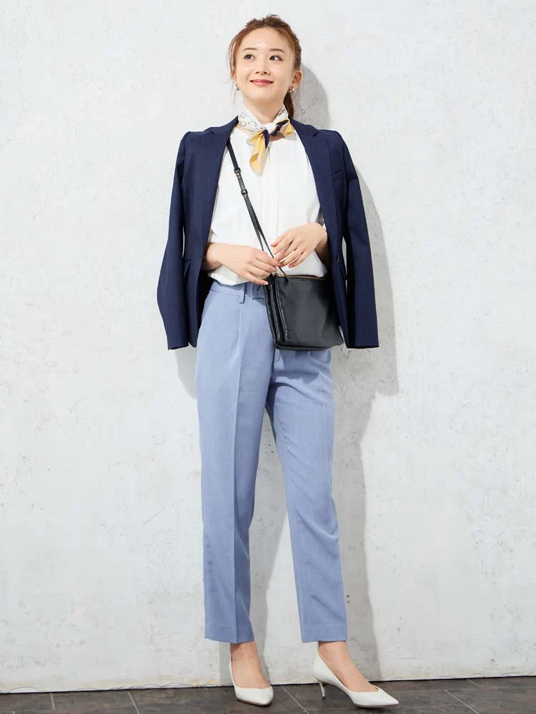  春夏 ネイビー セットアップ ネイビー パンツ ネイビー