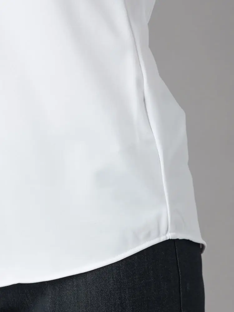  長袖 シャツ シャツ 形態安定 ホワイト シャツ