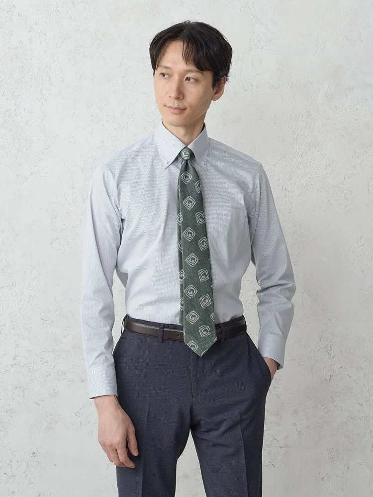  シャツ 形態安定 シャツ 長袖 シャツ クラシコモデル(ナチュラルシルエット)