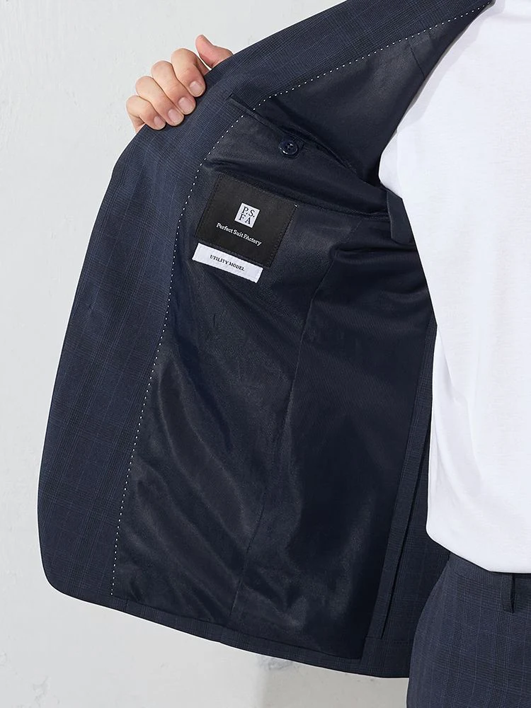  ネイビー 上品 スーツ 上下洗える スーツ ネイビー