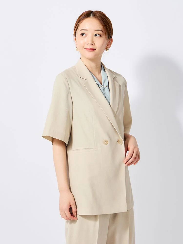  洗える セットアップ セットアップ 春夏 セットアップ ネイビー