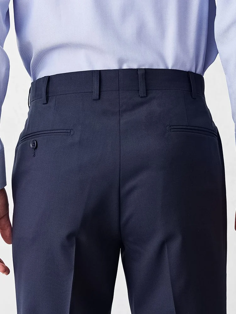  パンツ ストレッチ パンツ 洗える パンツ ネイビー