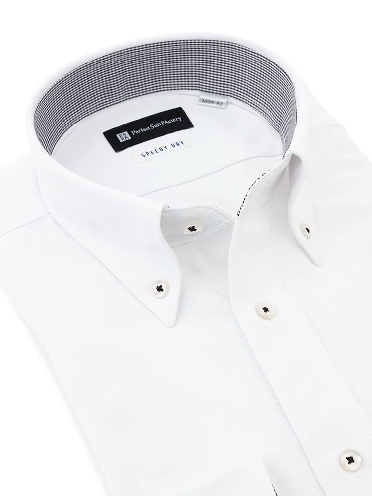  長袖 シャツ ホワイト シャツ ストレッチ シャツ