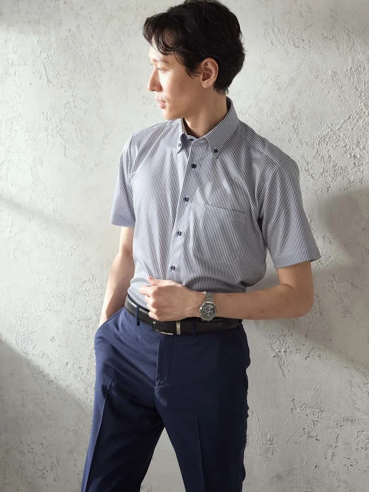  完全ノーアイロン アイシャツ ストレッチ シャツ アイシャツ ストレッチ
