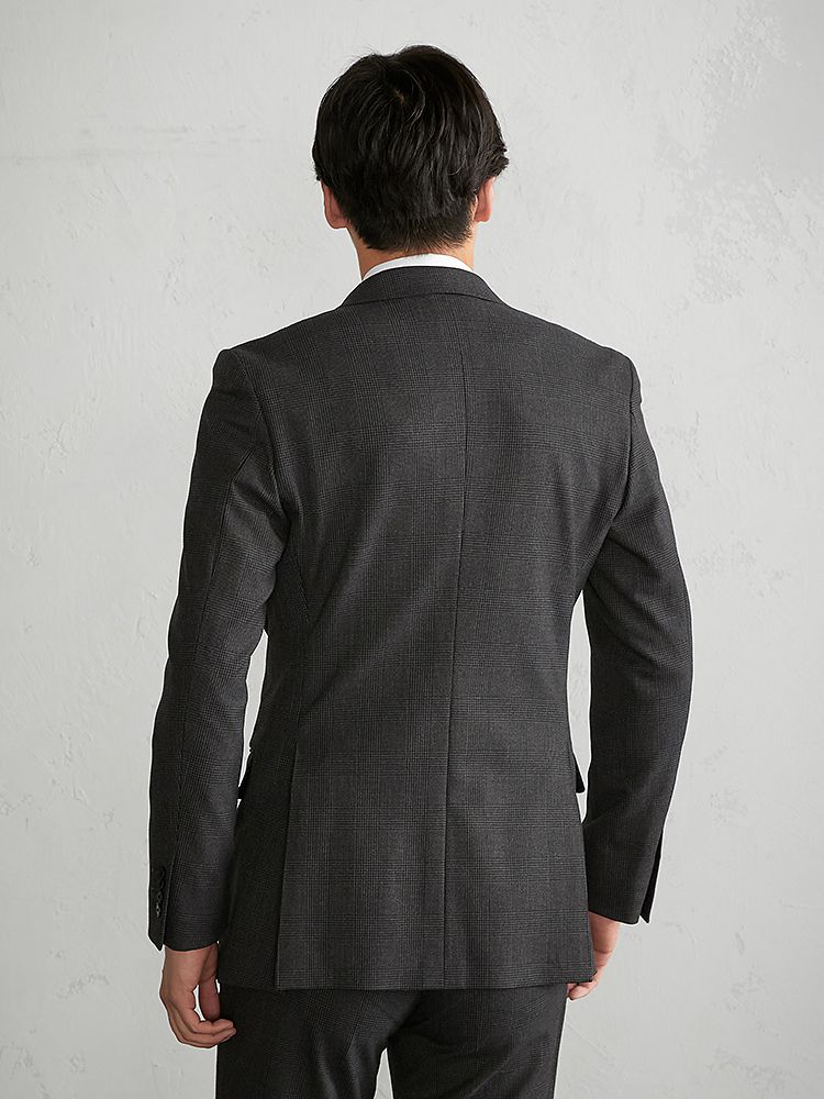  スーツ 背抜き仕立て スーツ ノータック ストレッチ スーツ
