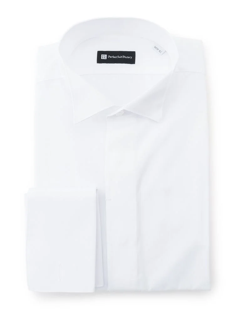 形態安定】長袖ワイシャツ ウィングカラー ホワイト | P.S.FA公式通販