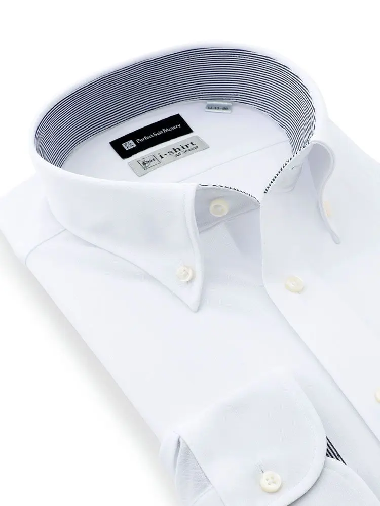  シャツ 長袖 シャツ 形態安定 ホワイト シャツ