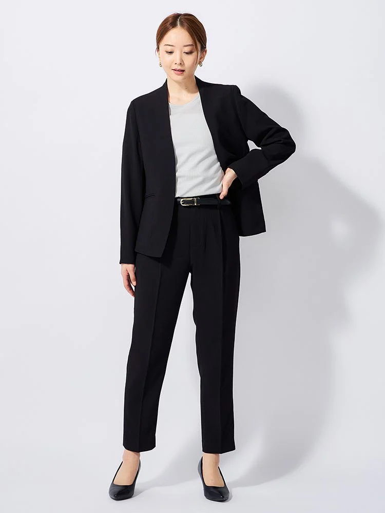  洗える セットアップ セットアップ ストレッチ パンツ ストレッチ