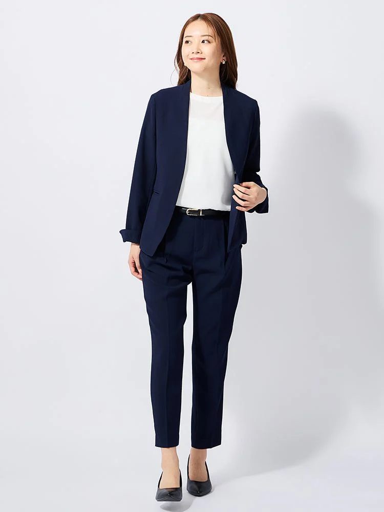  洗える セットアップ セットアップ ストレッチ パンツ ストレッチ