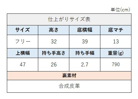 サイズチャート