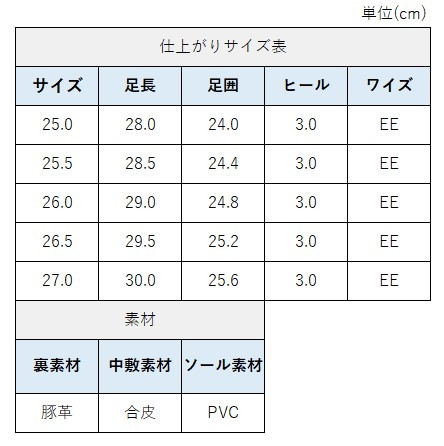 サイズチャート