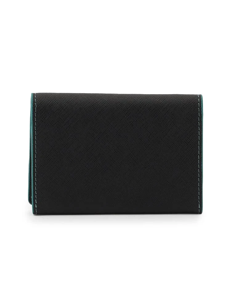  名刺入れ ネイビー ステッチ 上品 配色 ホワイト