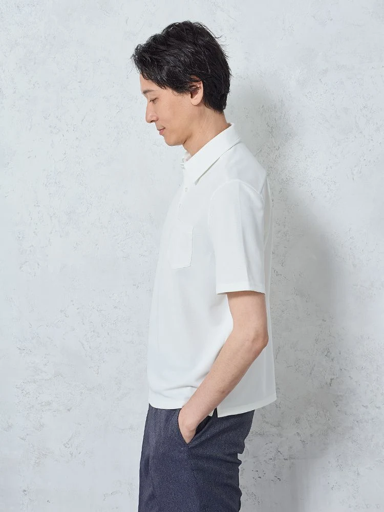  ホワイト シャツ 春夏 ネイビー シャツ 半袖