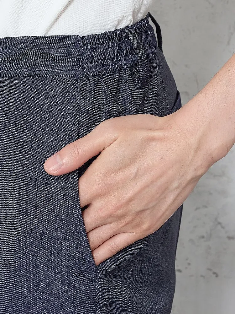  洗える セットアップ セットアップ ストレッチ セットアップ ネイビー