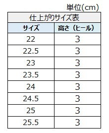 サイズチャート