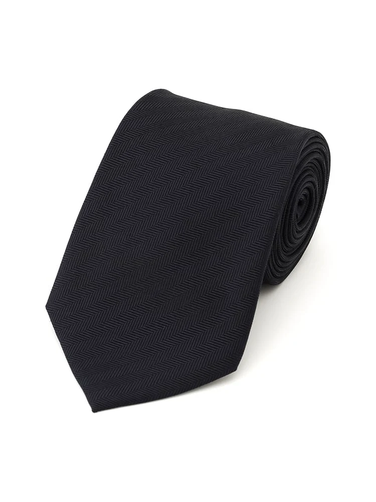 レギュラーネクタイ無地ワイン/ブラウン/ネイビー