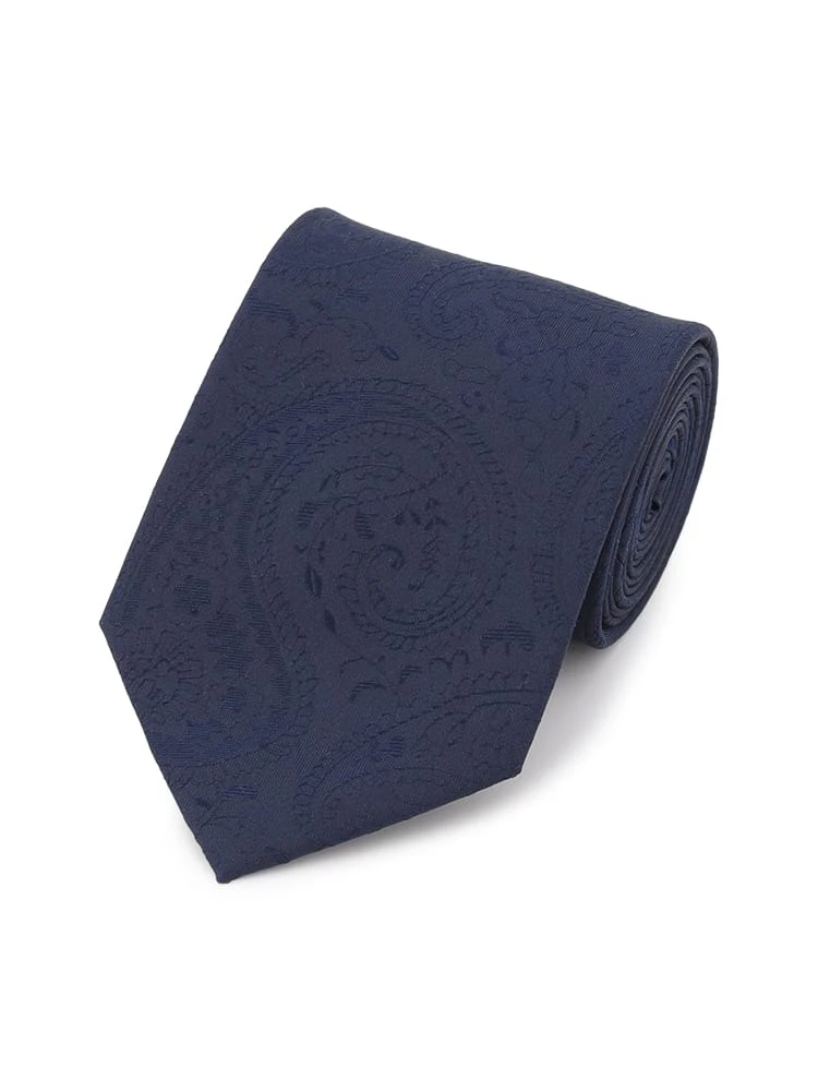 ベーシックネクタイペイズリーワイン/ブラウン/ネイビー