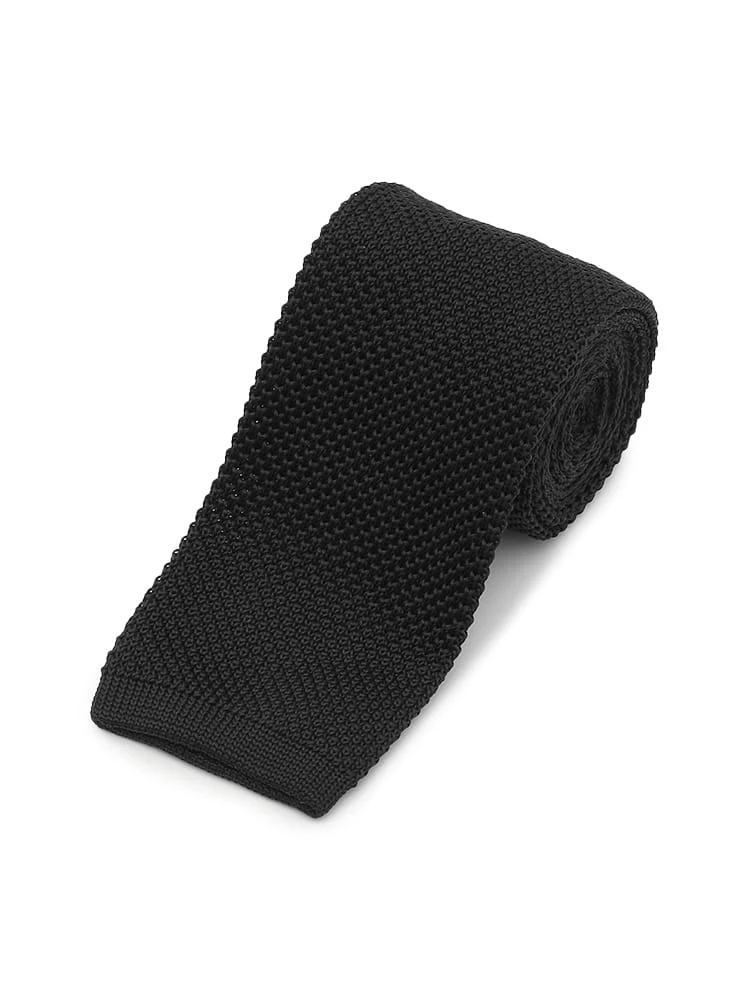 ニットタイ無地