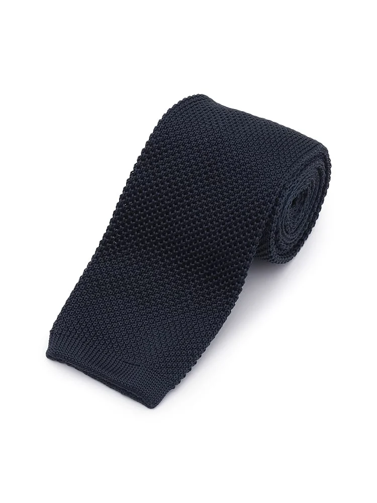 ニットタイ無地