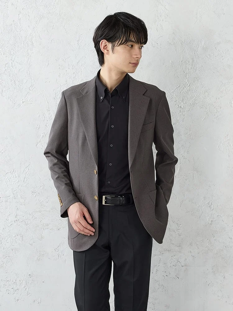 「羽衣を纏う」バスケットメッシュ調ジャケット