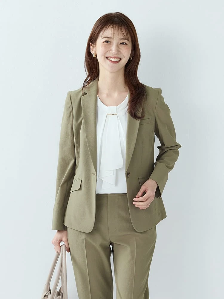 ＜軽やか＞ブリージングサッカーシングルジャケット＜2BUYで10％OFF／3BUYで15％OFF！＞
