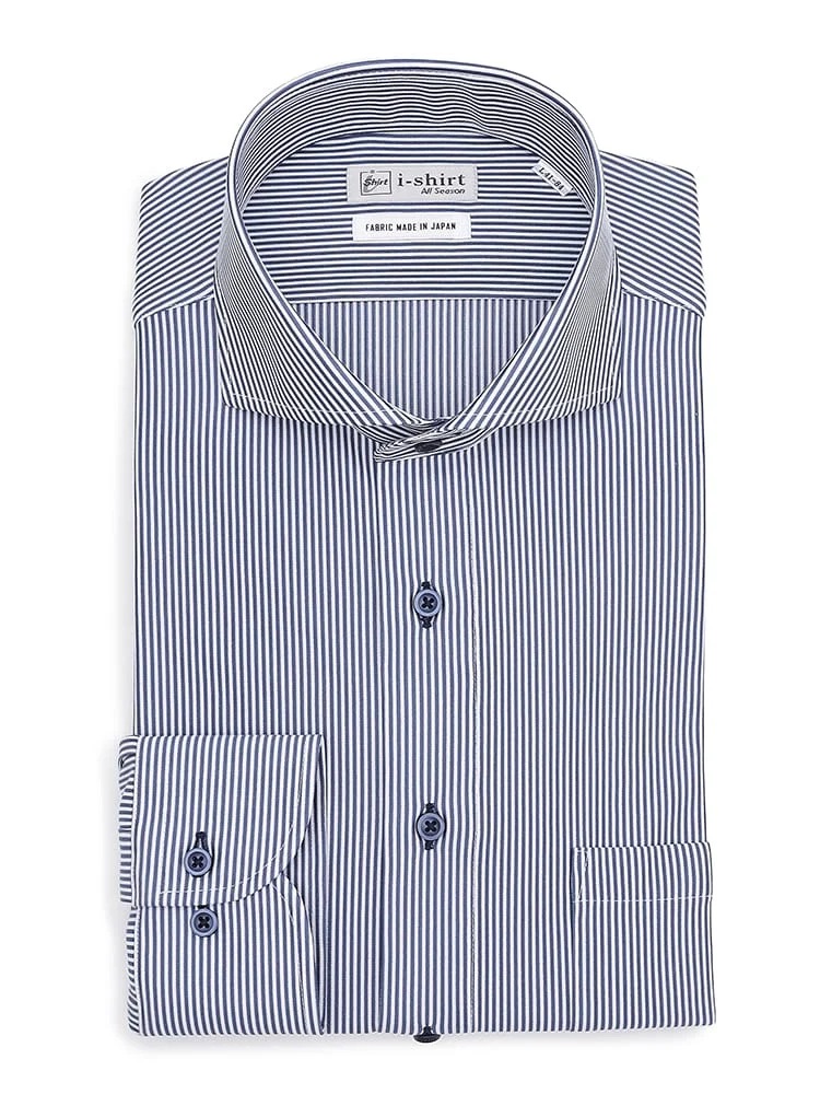 【完全ノーアイロン】長袖アイシャツロンスト柄＜3点で4,000円OFF！＞