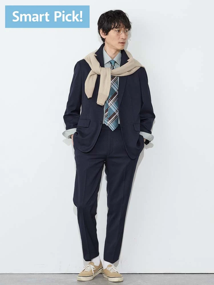 【上下セット/SmartPick！】WEB限定ベーシックセットアップブラック/グレー/ネイビー