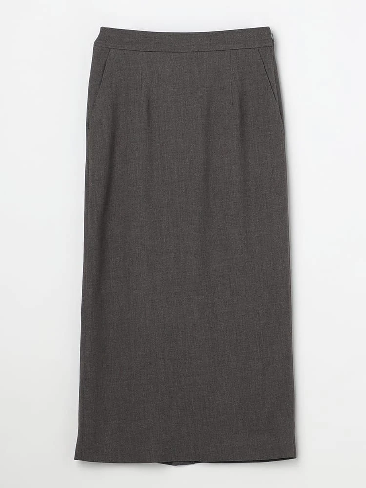 裏起毛タイトスカートグレー/ブラック