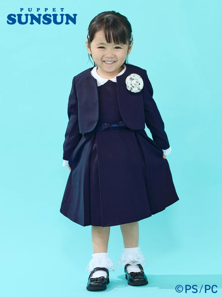レディスキッズセット【ジャケット・ワンピース・コサージュ】（パペットスンスン）