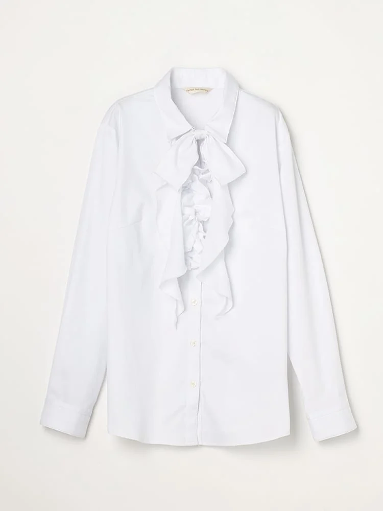 4WAYビッグリボンシャツホワイト/ピンク/サックス