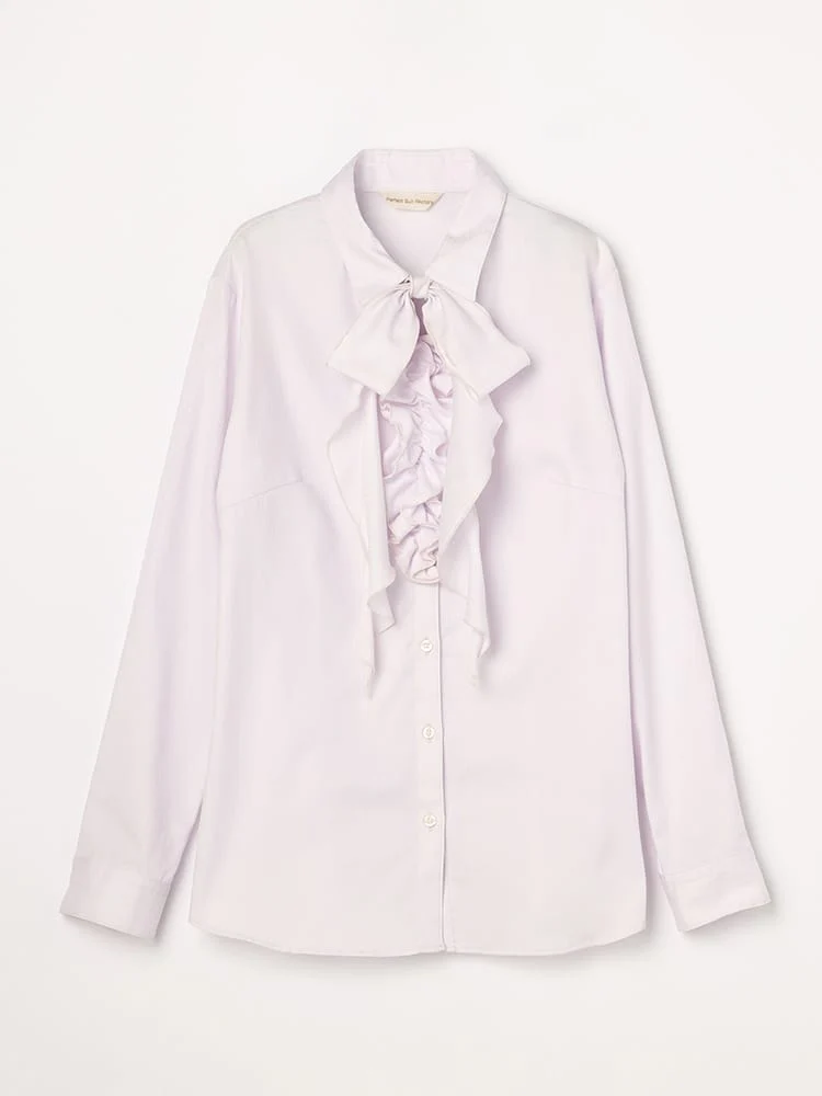 4WAYビッグリボンシャツホワイト/ピンク/サックス