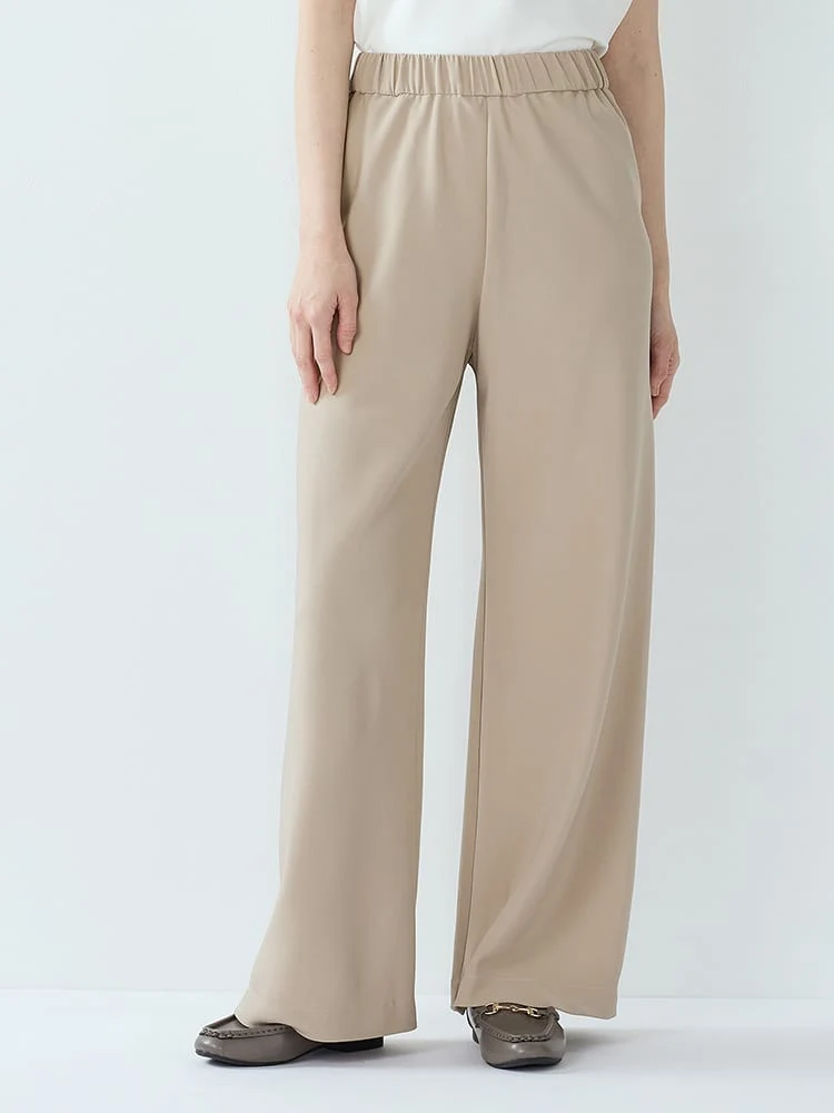 バイアスワイドパンツ