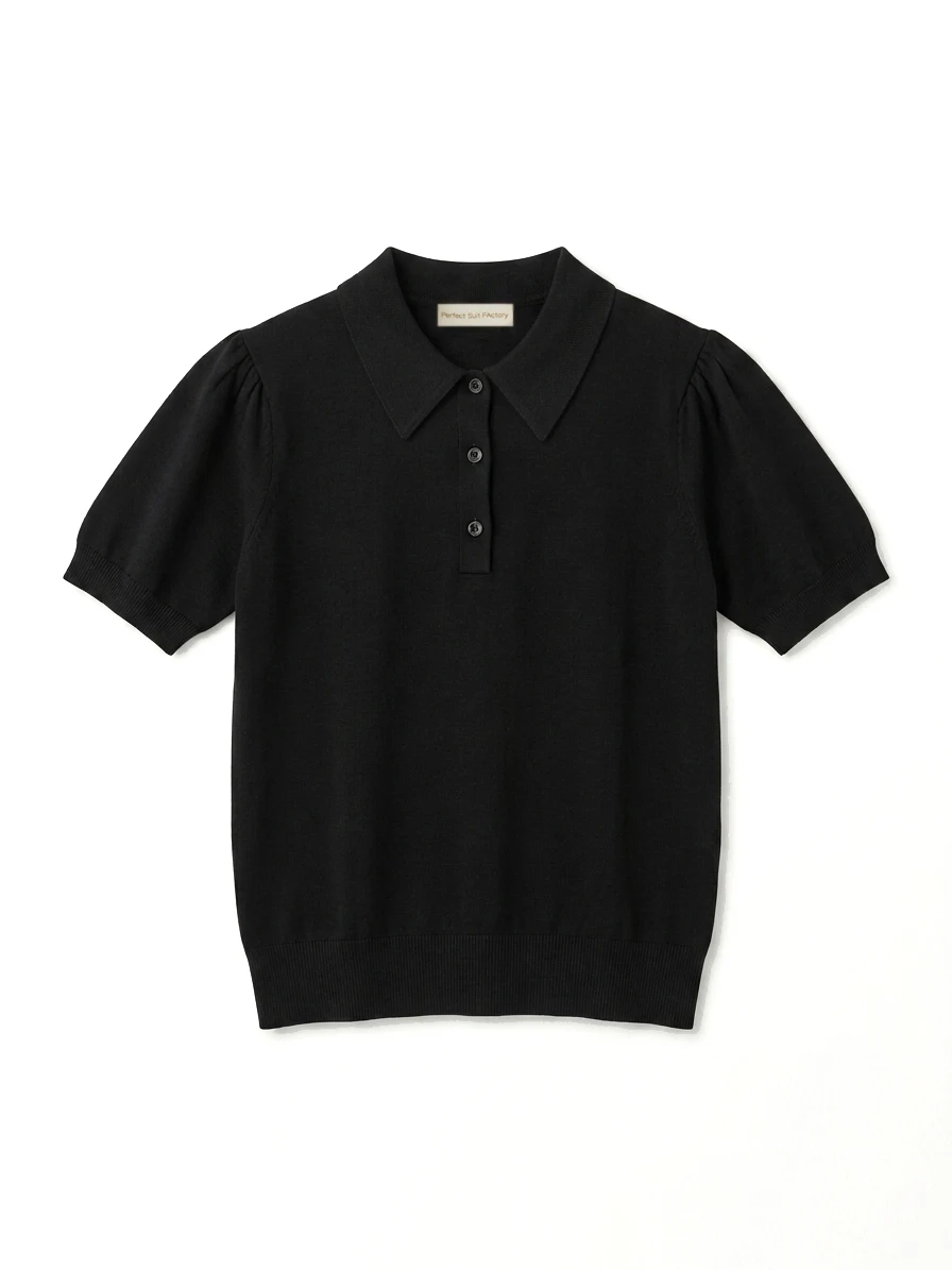 ベーシックニットポロシャツ〈2BUY10％OFF！〉