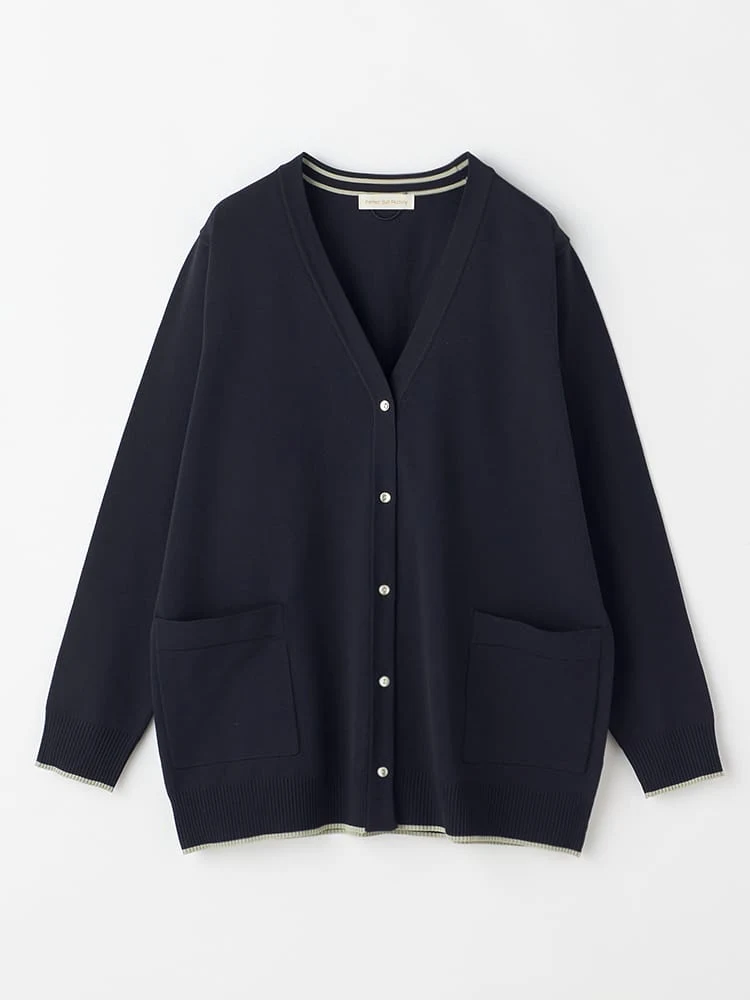 ユーティリティ配色ニットカーディガン〈2BUY10％OFF！〉