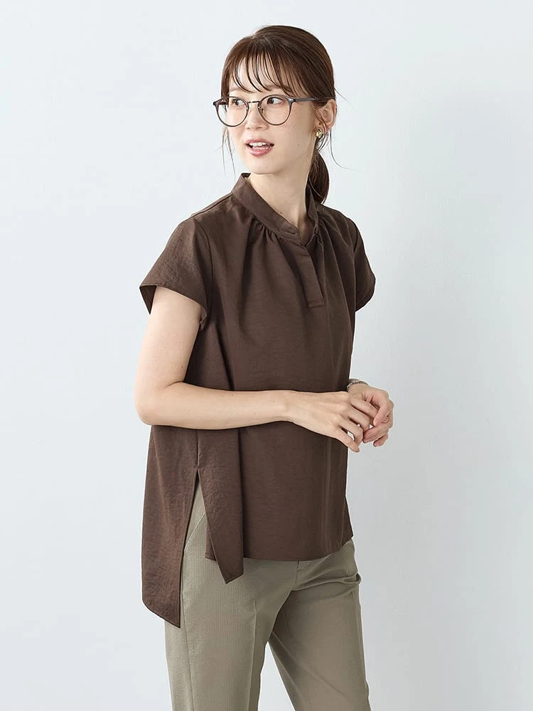 ギャザーバルーンブラウス＜2BUYで10％OFF／3BUYで15％OFF！＞