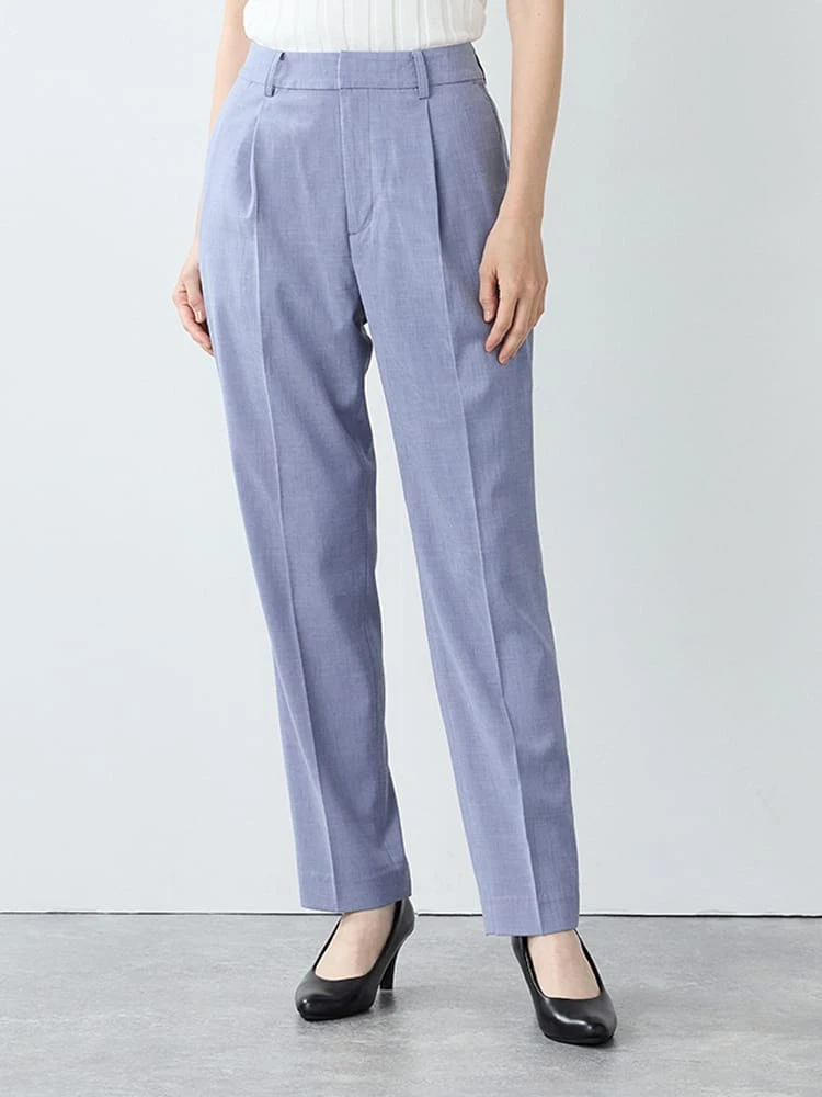 ＜ひんやり冷感＞ソフトタッチスマートテーパードパンツ＜2BUYで10％OFF／3BUYで15％OFF！＞