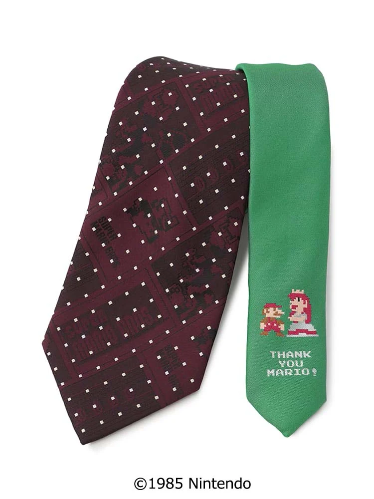 スーパーマリオネクタイドット柄