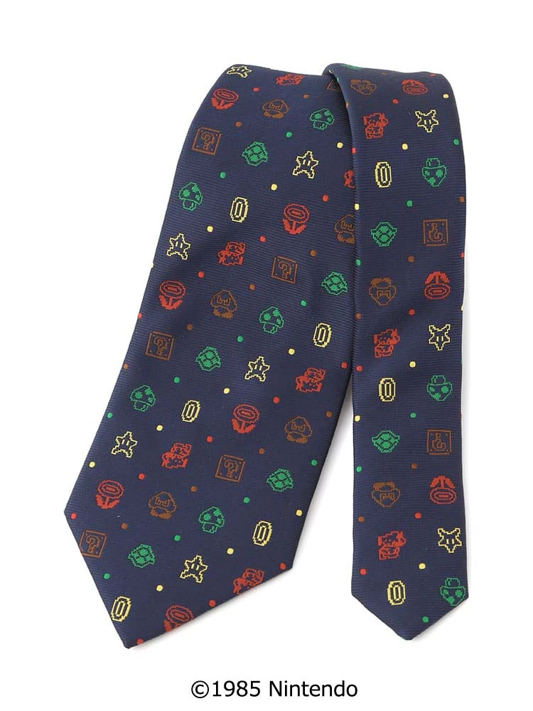スーパーマリオネクタイ総柄