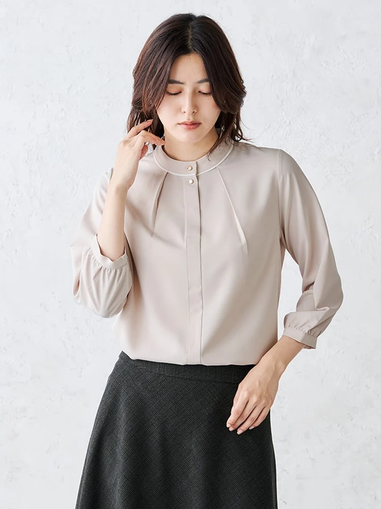 【本日中のみお値下げ中】PLEATS PLEASE ブラウス　ベージュ PLEATS PLEASE ISSEY MIYAKE – isseymiyake.com