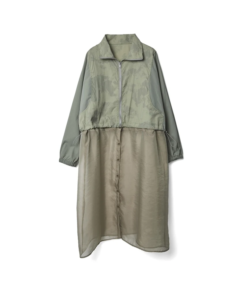 シアーレイヤードブルゾン【DIPINCHOCOLATE】