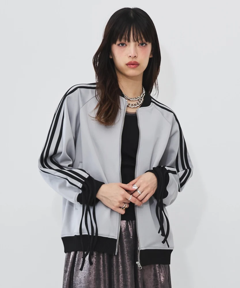 袖リボントラックジャケット【DIPINCHOCOLATE】