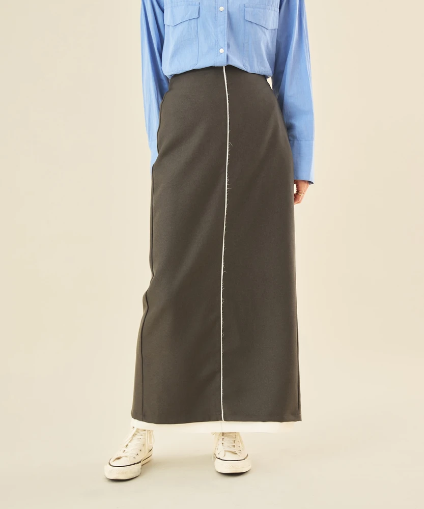 【セットアップ可！】カットオフデザインタイトスカート【Muscat（マスカット）】