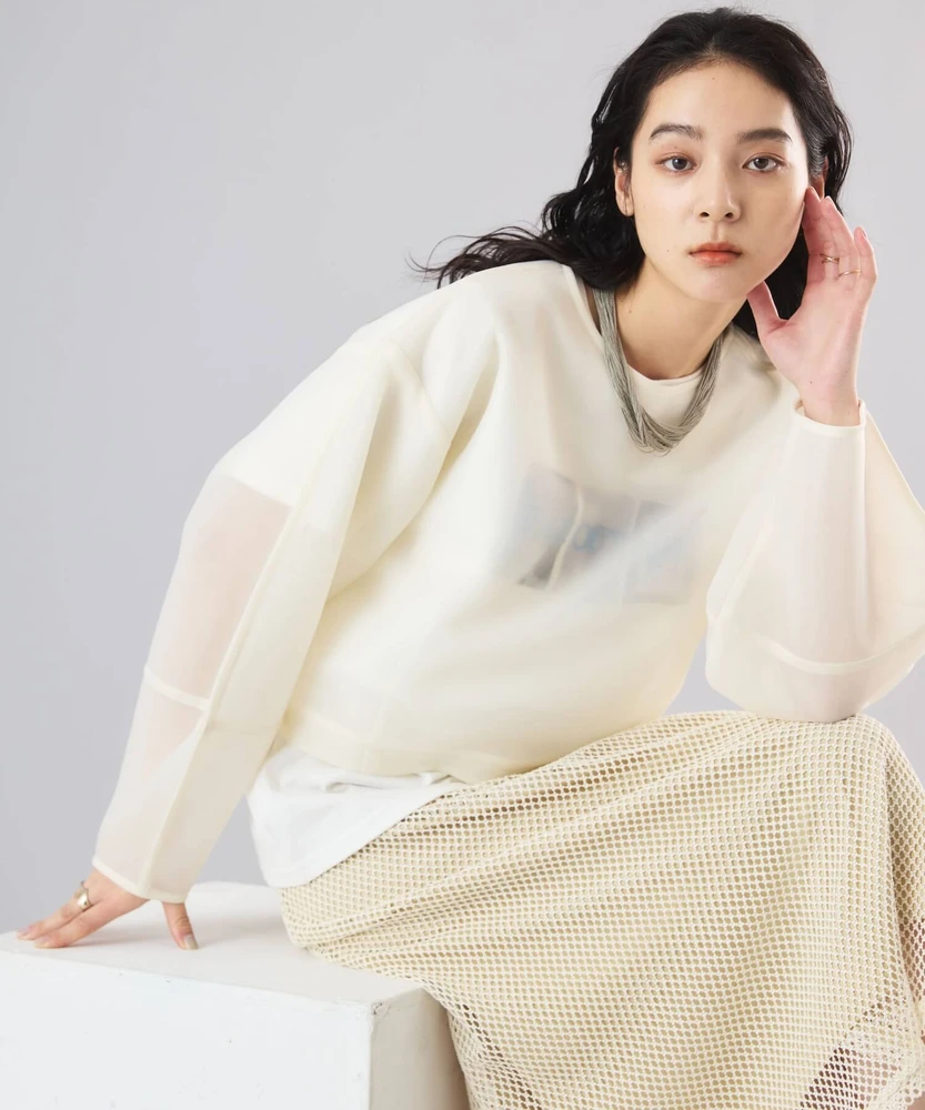 シアーダンボールプルオーバー【Muscat（マスカット）】