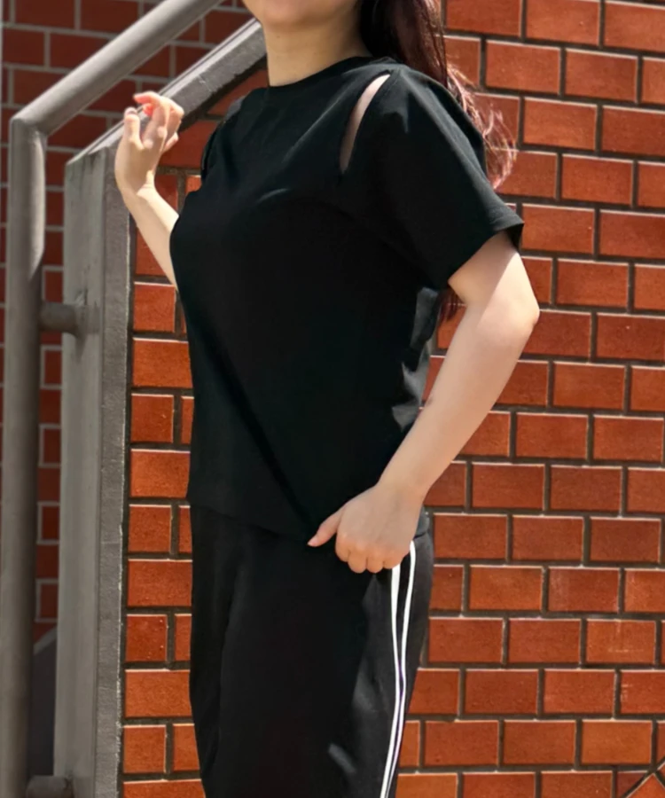 カットアウトTシャツ【DIPINCHOCOLATE】