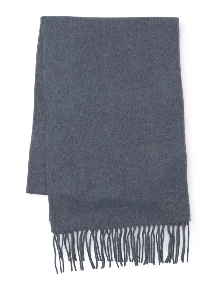 V.FRAASカシミンクマフラー無地グレー/ブラウン/ブルー