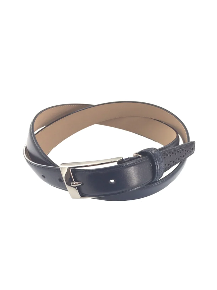 30mmシャドー加工ビジネスベルトワイン/グリーン/ネイビー