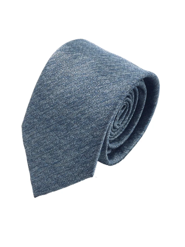 メランジネクタイソリッドグレー/ワイン/サックス/ネイビー